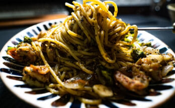 Pasta gamberetti e zucchine